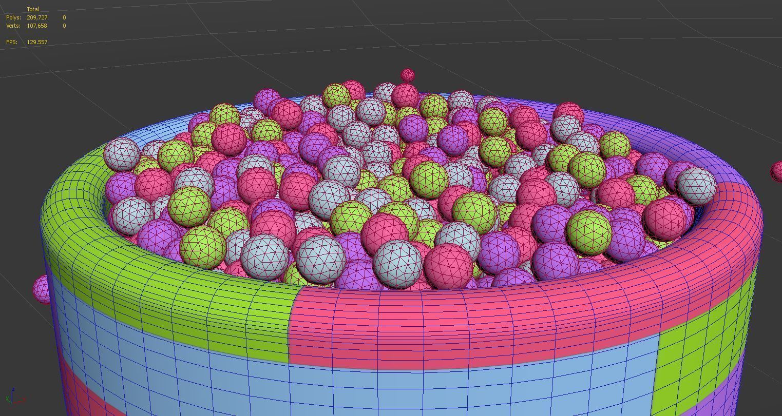 Pool Balls Animated 3D model_20