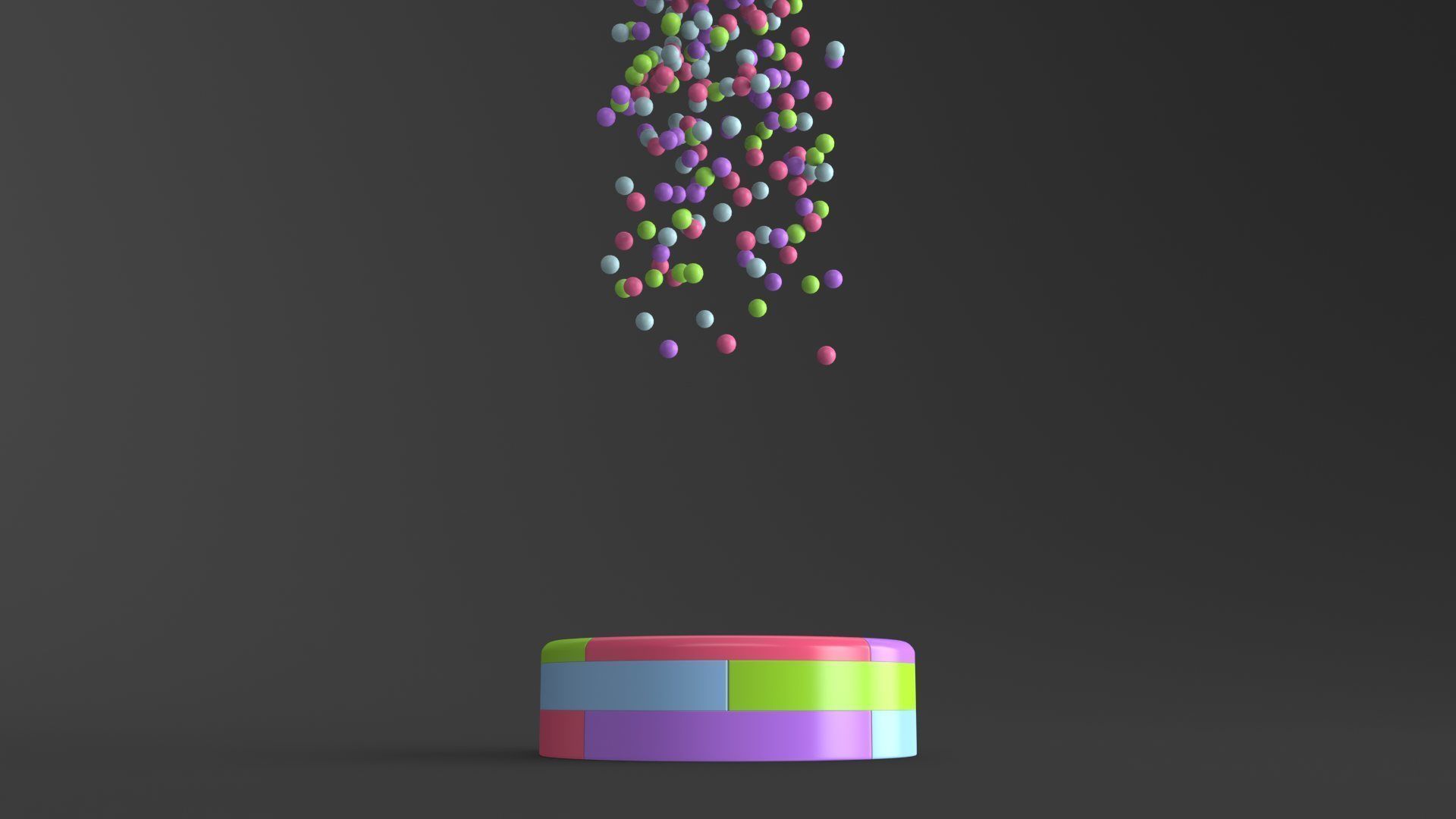 Pool Balls Animated 3D model_2