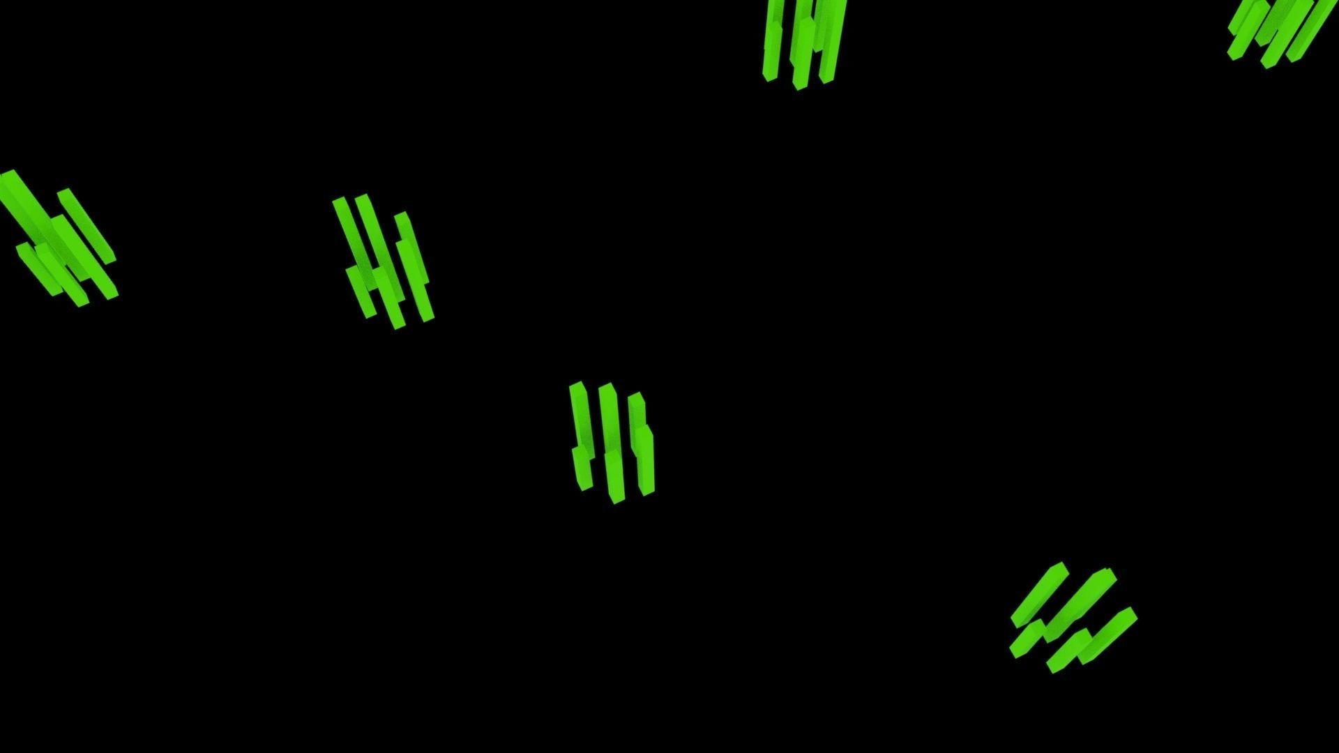 Low Poly Game Ready Grasses Low-poly 3D model_5