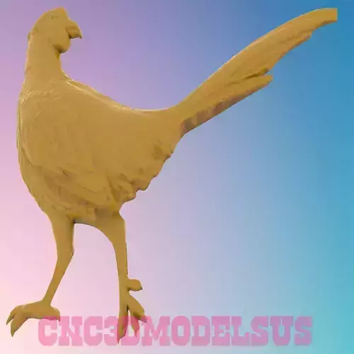 Pheasant 3D MODEL STL FILE FOR CNC ROUTER LASER