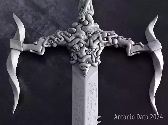 Stormbringer Sword Printable 3D Model 3D print model
