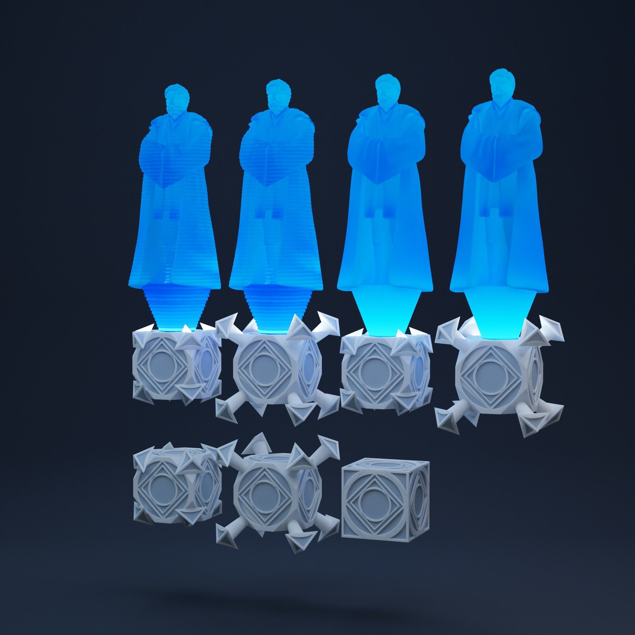 Holocrons One-Twelfth Scale 3D print model_2