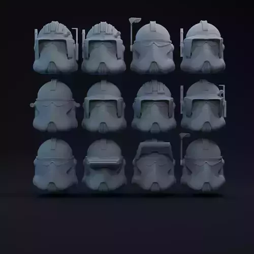 BARC Clone One-Twelfth Scale Helmets