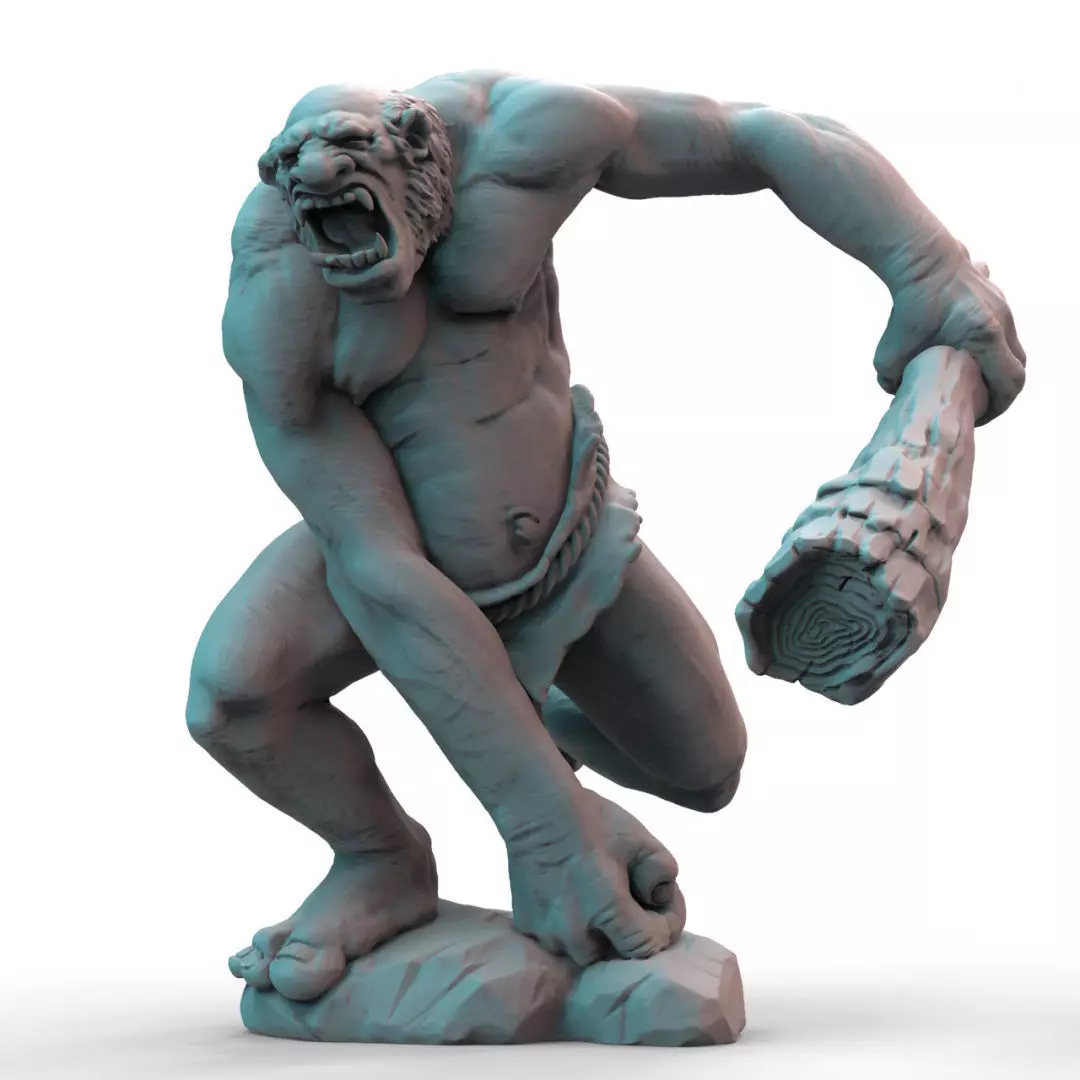 Hill Troll 3D print model