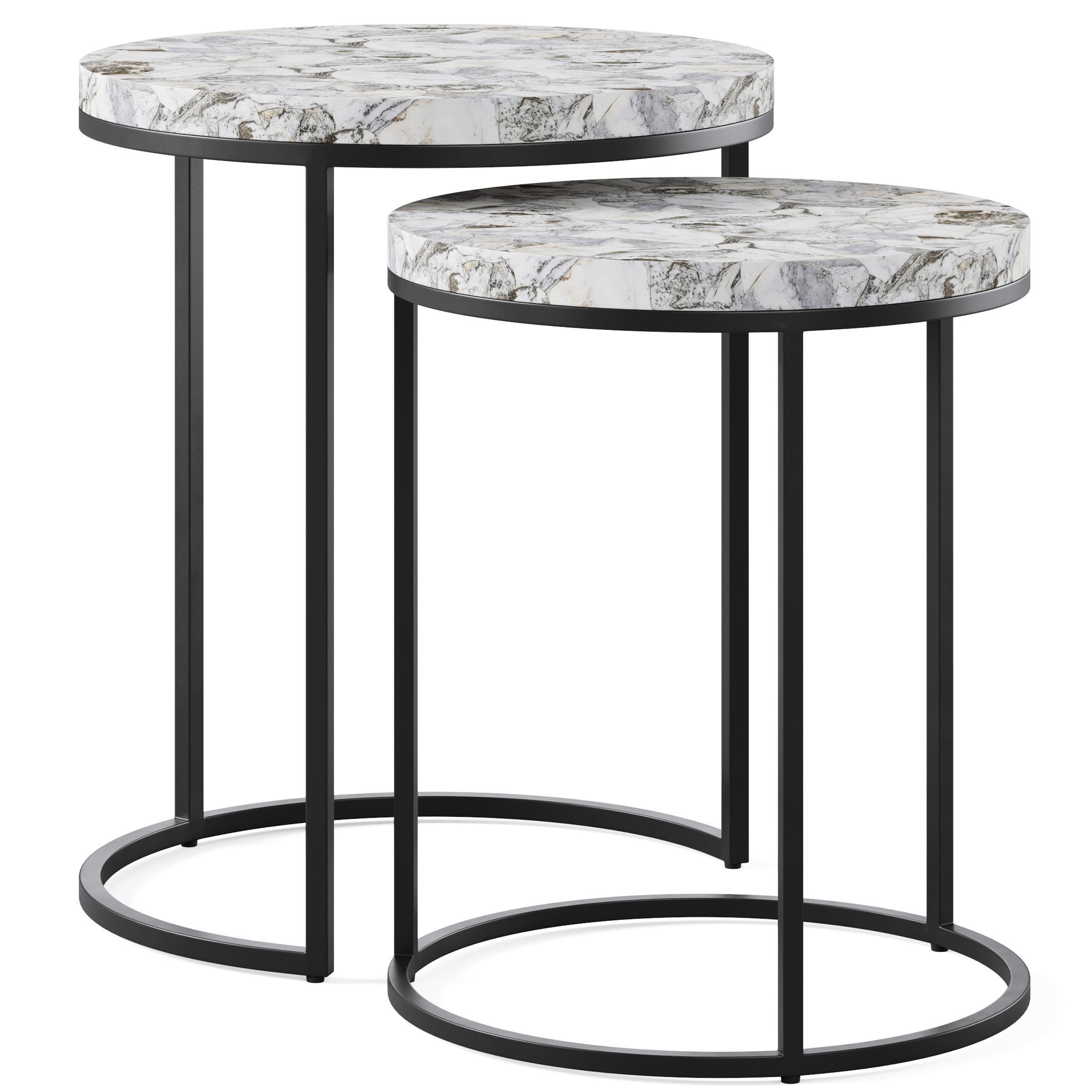 Arielle Nesting Tables by Arhaus 3D model_1