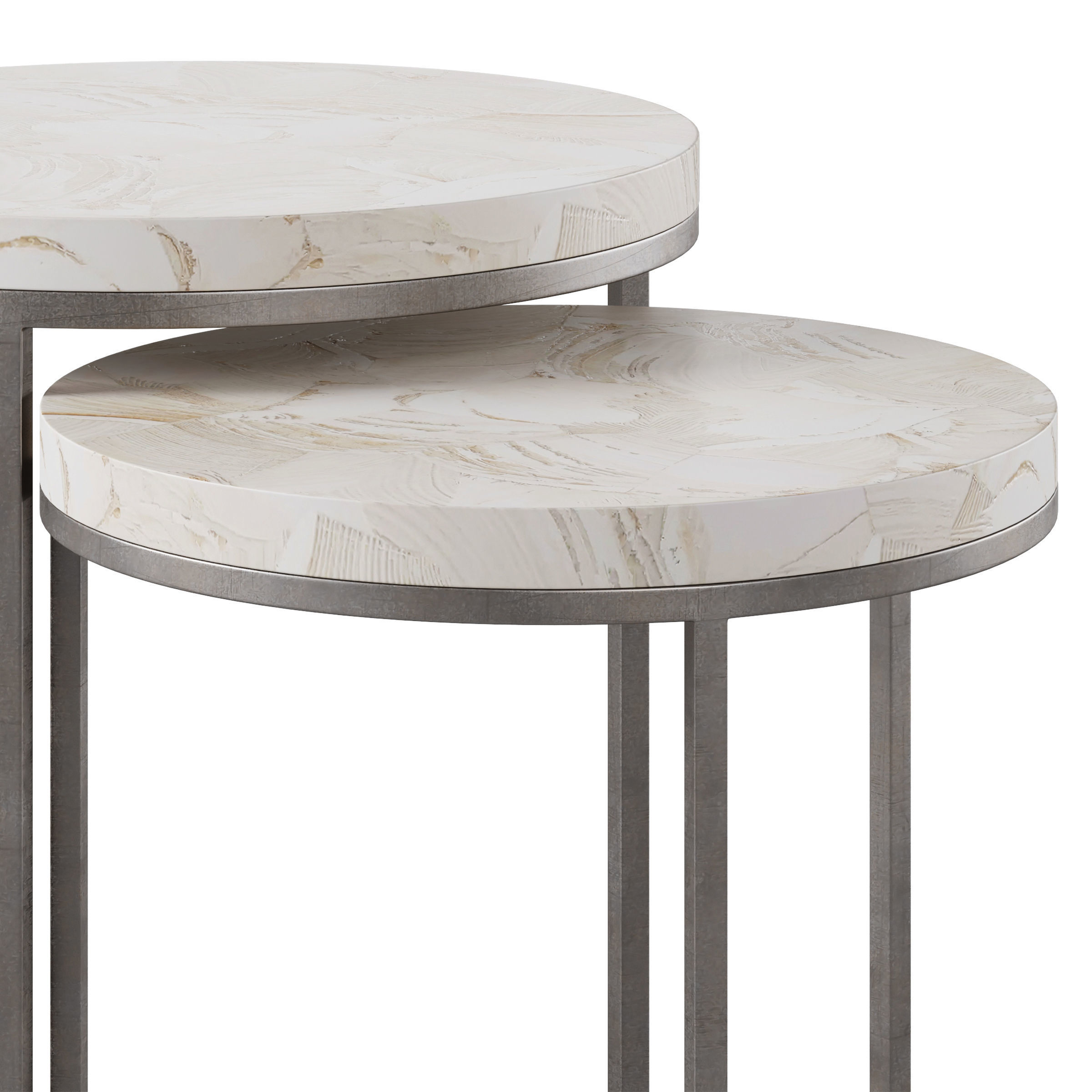 Arielle Nesting Tables by Arhaus 3D model_2