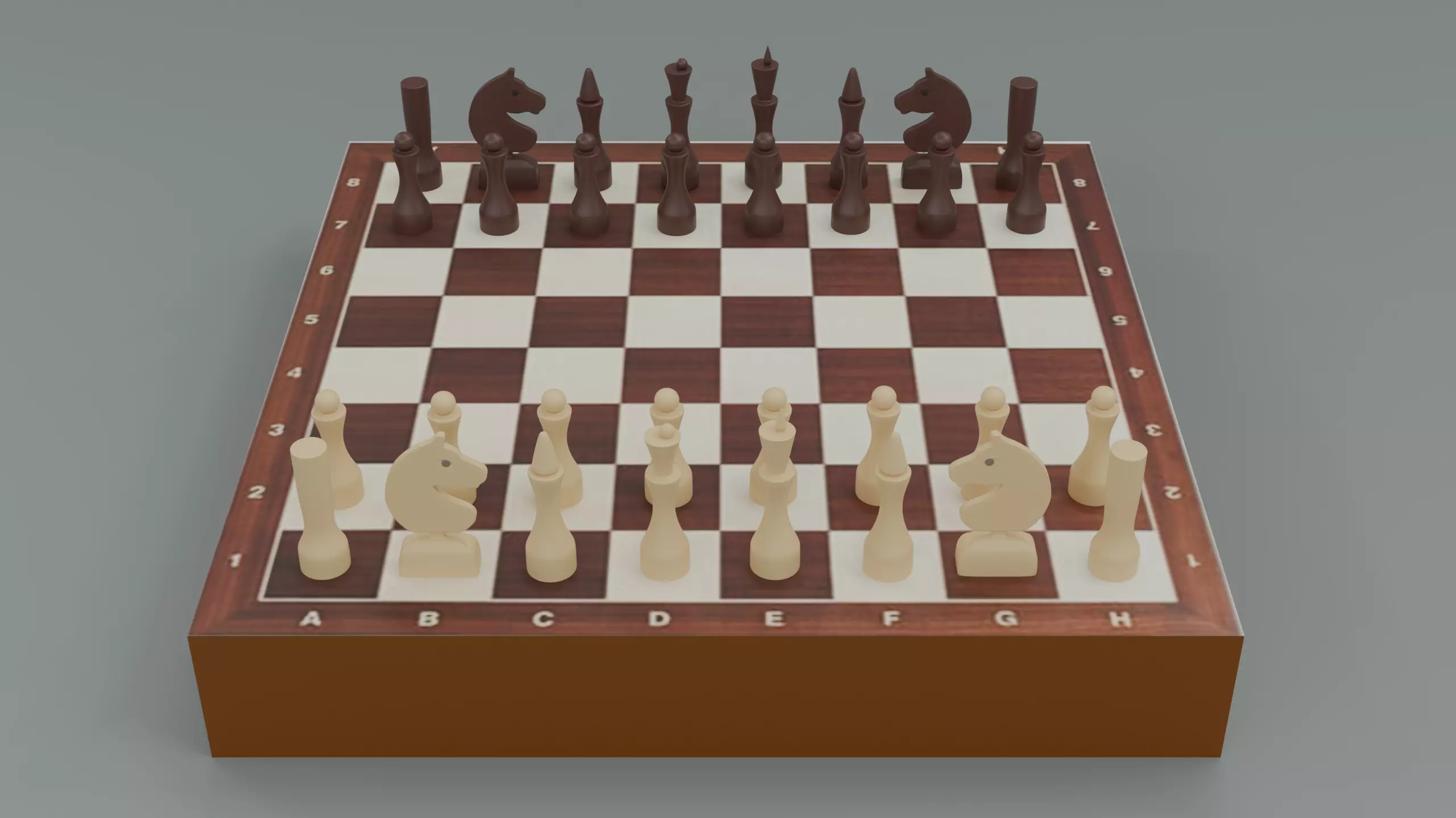 Chessboard 3D model_0