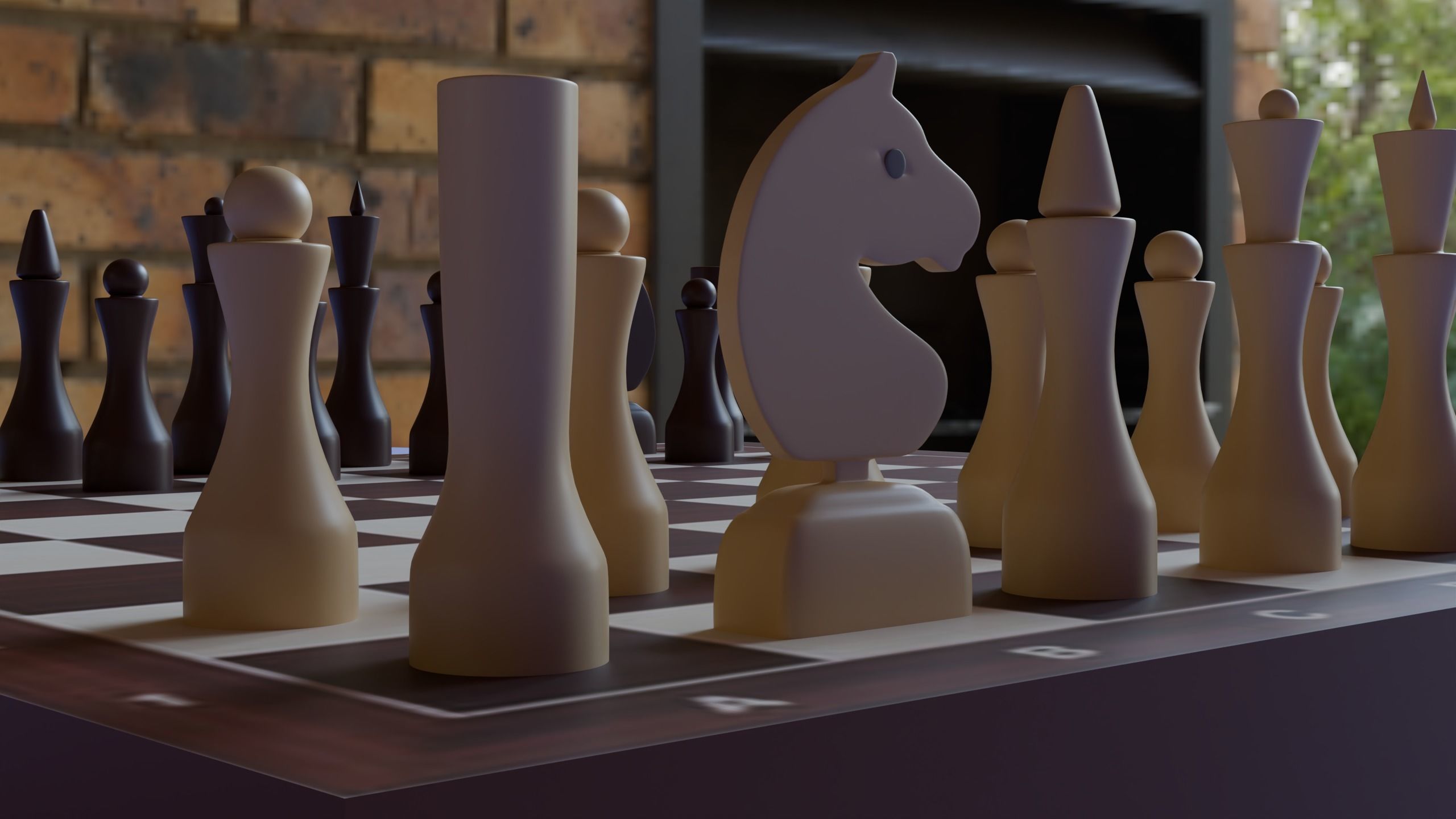Chessboard 3D model_8