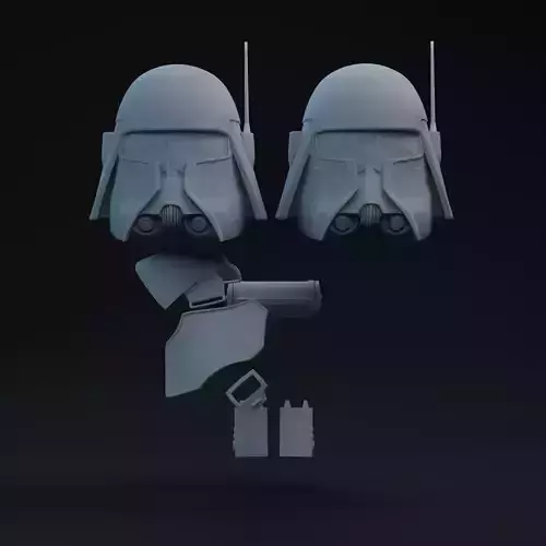 Clone Commander Bacara One-Twelfth Scale Kit