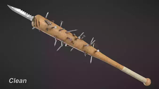 Nailed Baseball Bat Game Ready