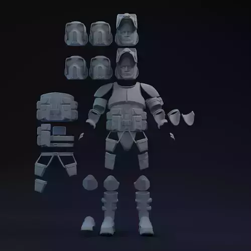 Kashyyyk Scout Trooper One-Twelfth Scale Kit