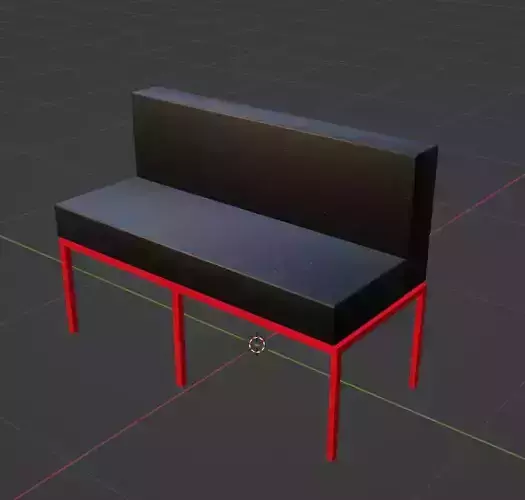 Restaurant couch for 2 people