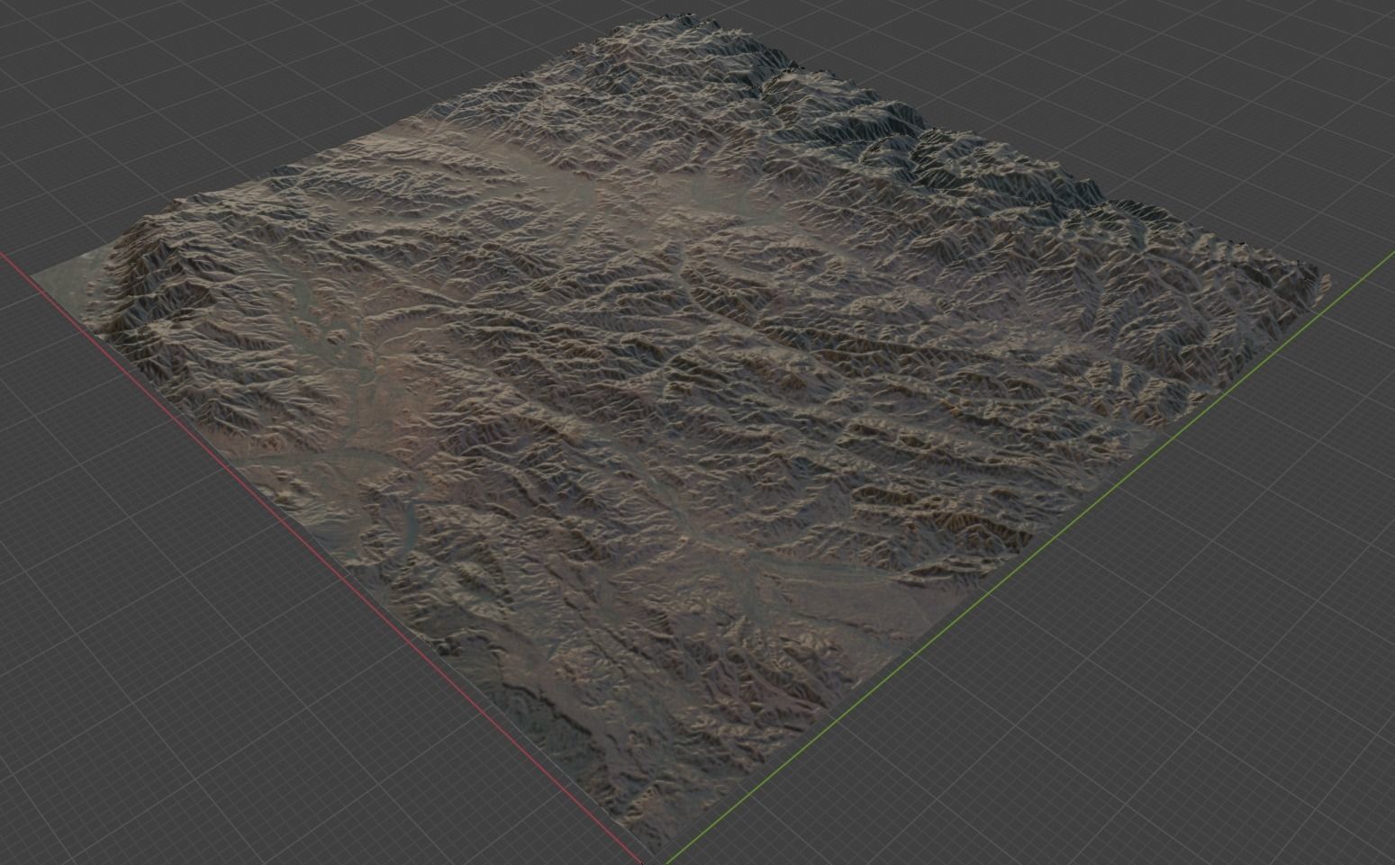 Realistic Terrain 3 3D model_1