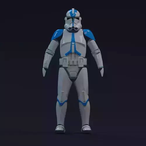 Phase 2 Clone Trooper Armor Live Action One-Twelfth Scale 3D print model
