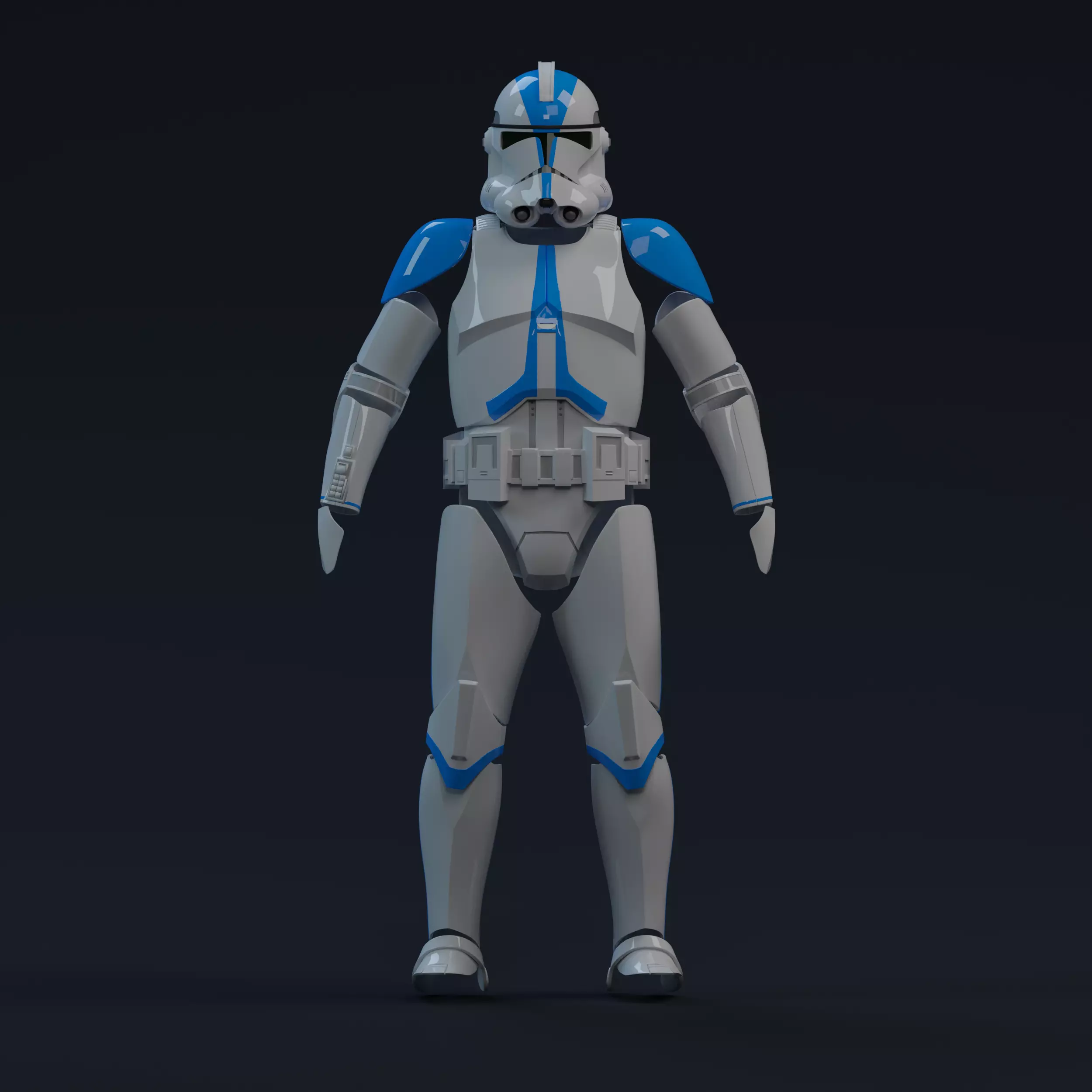 Phase 2 Clone Trooper Armor Live Action One-Twelfth Scale 3D print model_0