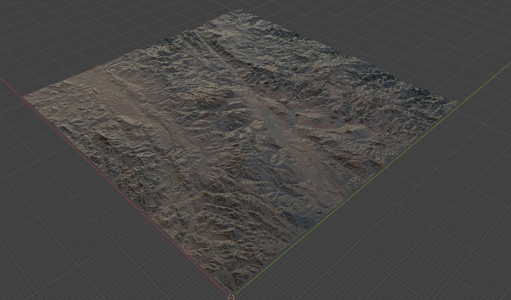 Realistic Terrain 5 3D model_1