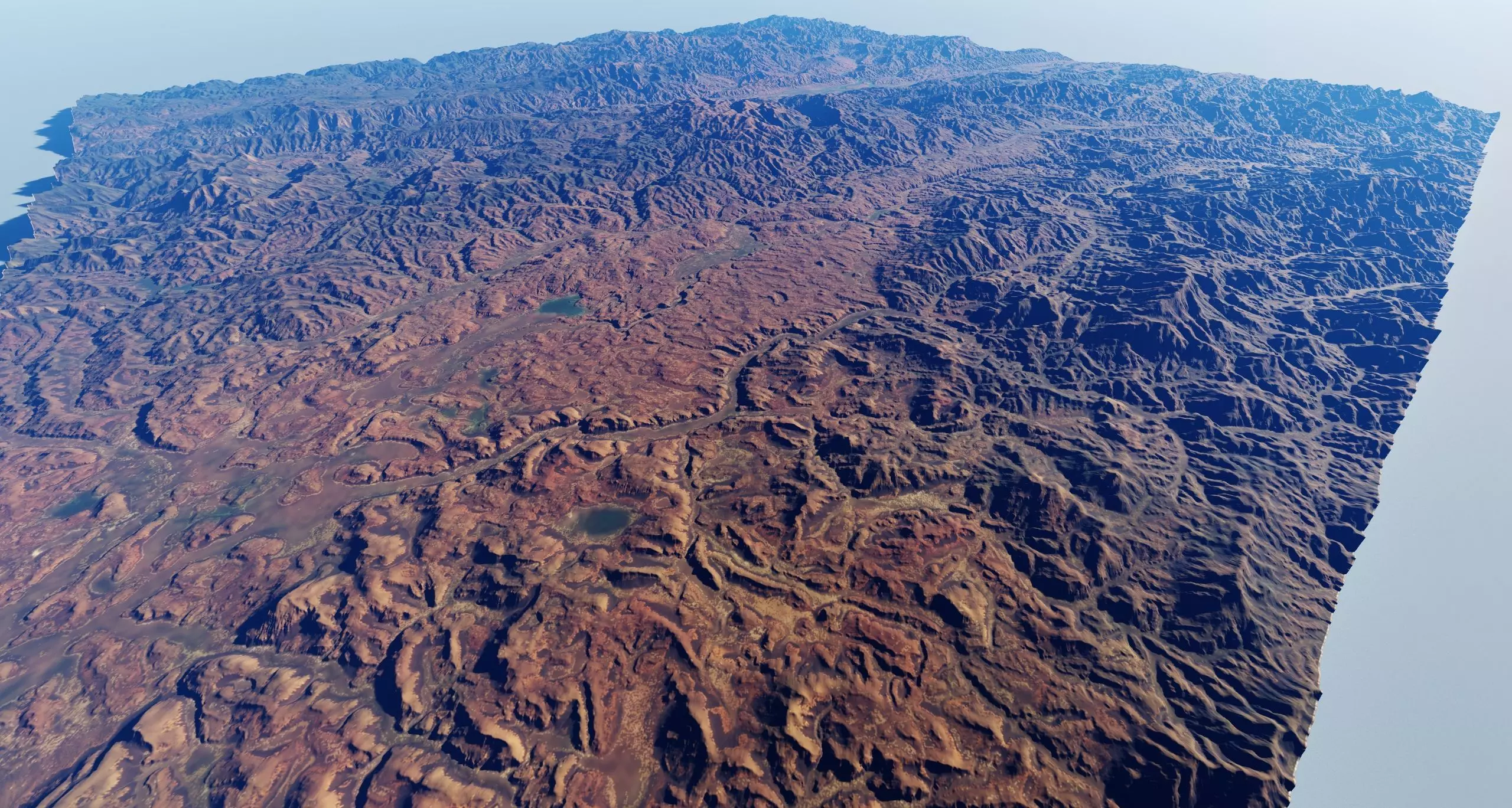 Realistic Terrain 5 3D model_0