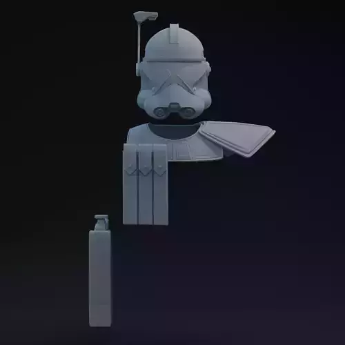 Captain Rex Phase 2 Live Action One-Twelfth Scale Kit