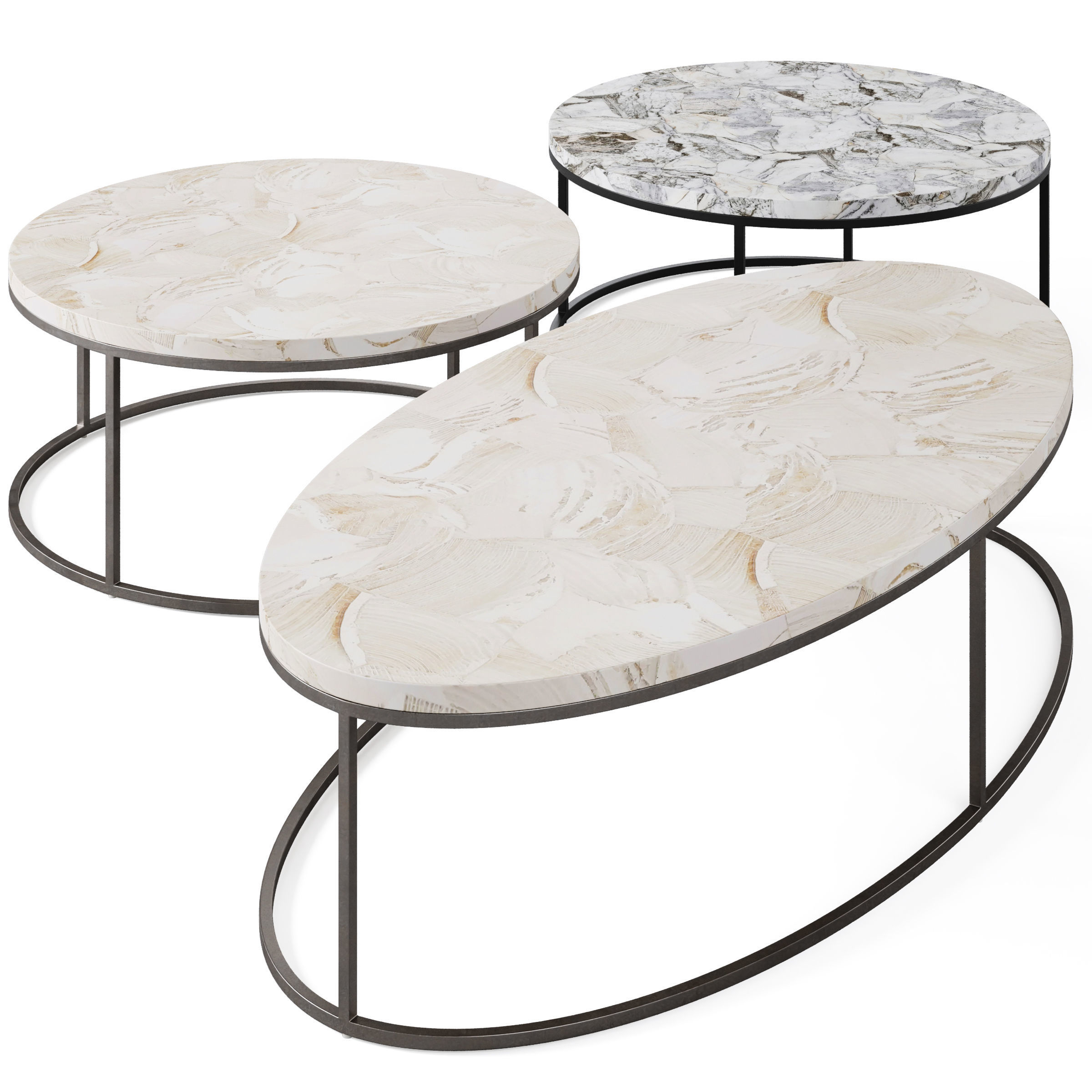 Arielle Coffee Table by Arhaus 3D model_5