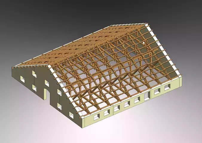 3d Printer Ready - SILVER MINING FACTORY IN ATTICA 