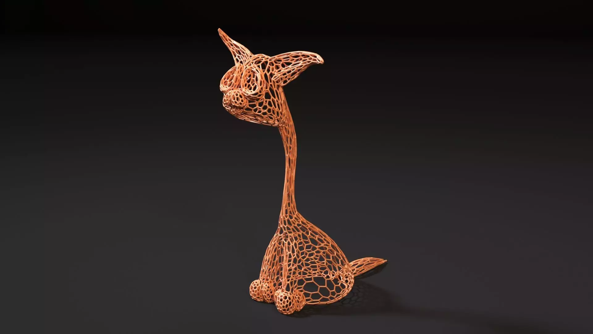 Tattered cat 3D print model_0
