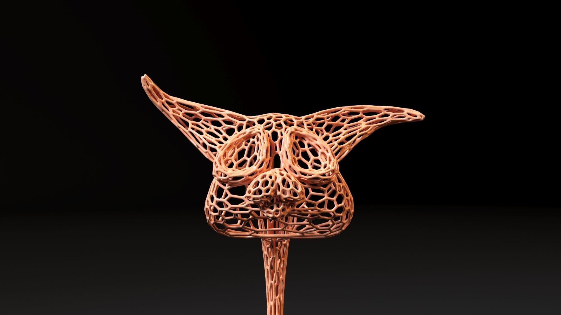 Tattered cat 3D print model_1