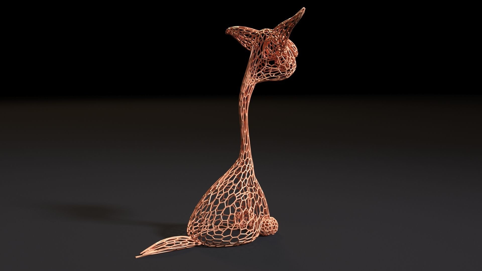 Tattered cat 3D print model_5