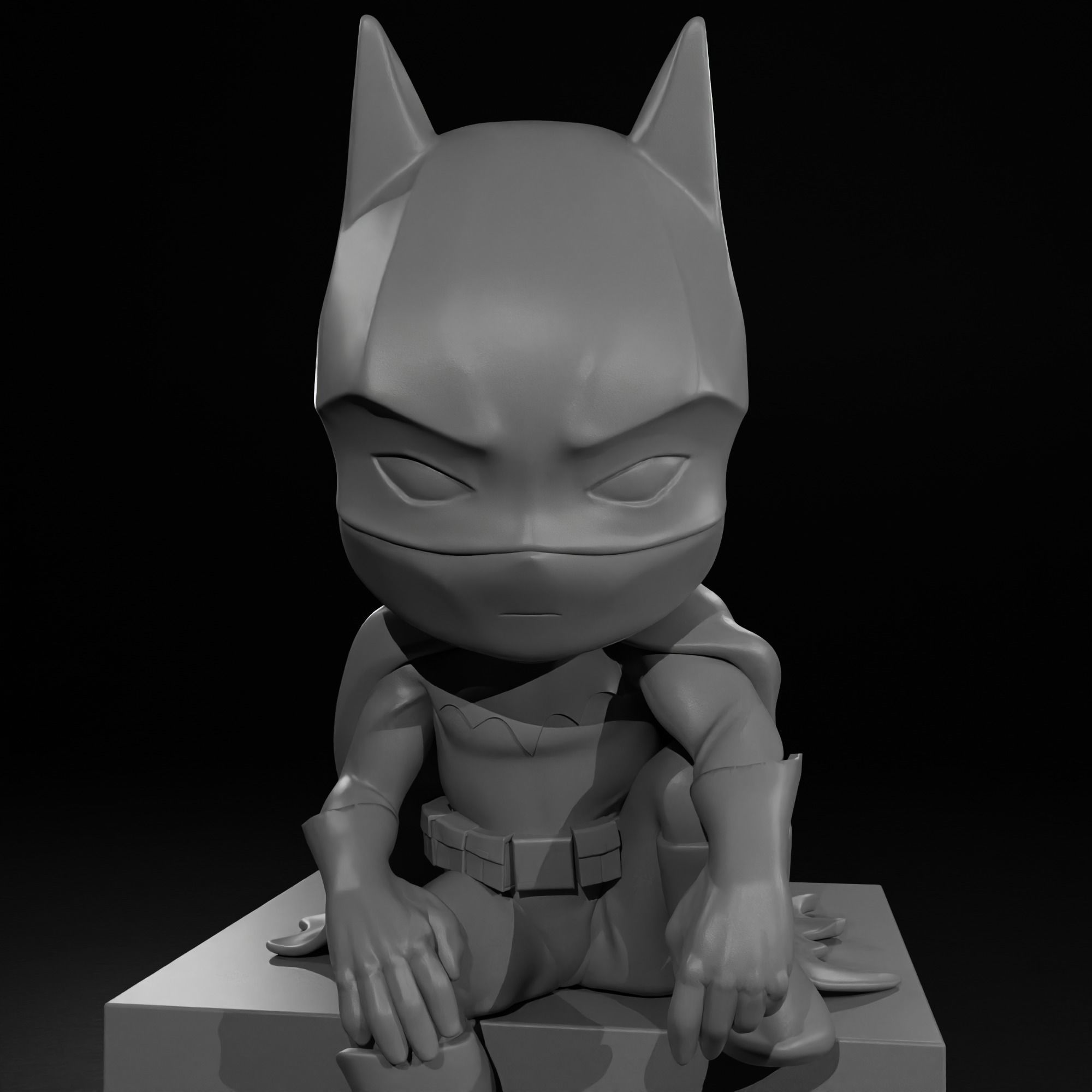 Chibi Batman 3D print model_10