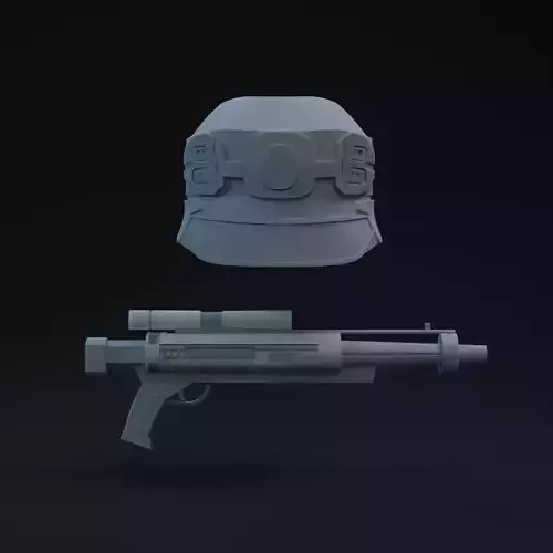 KOTOR Jedi Revan Kit And Blaster One-Twelfth Scale Kit