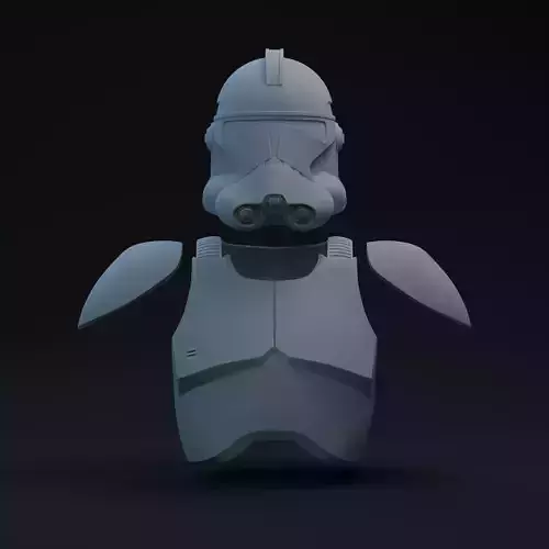 P2 Clone Trooper Simple One-Twelfth Scale Upgrade Kit