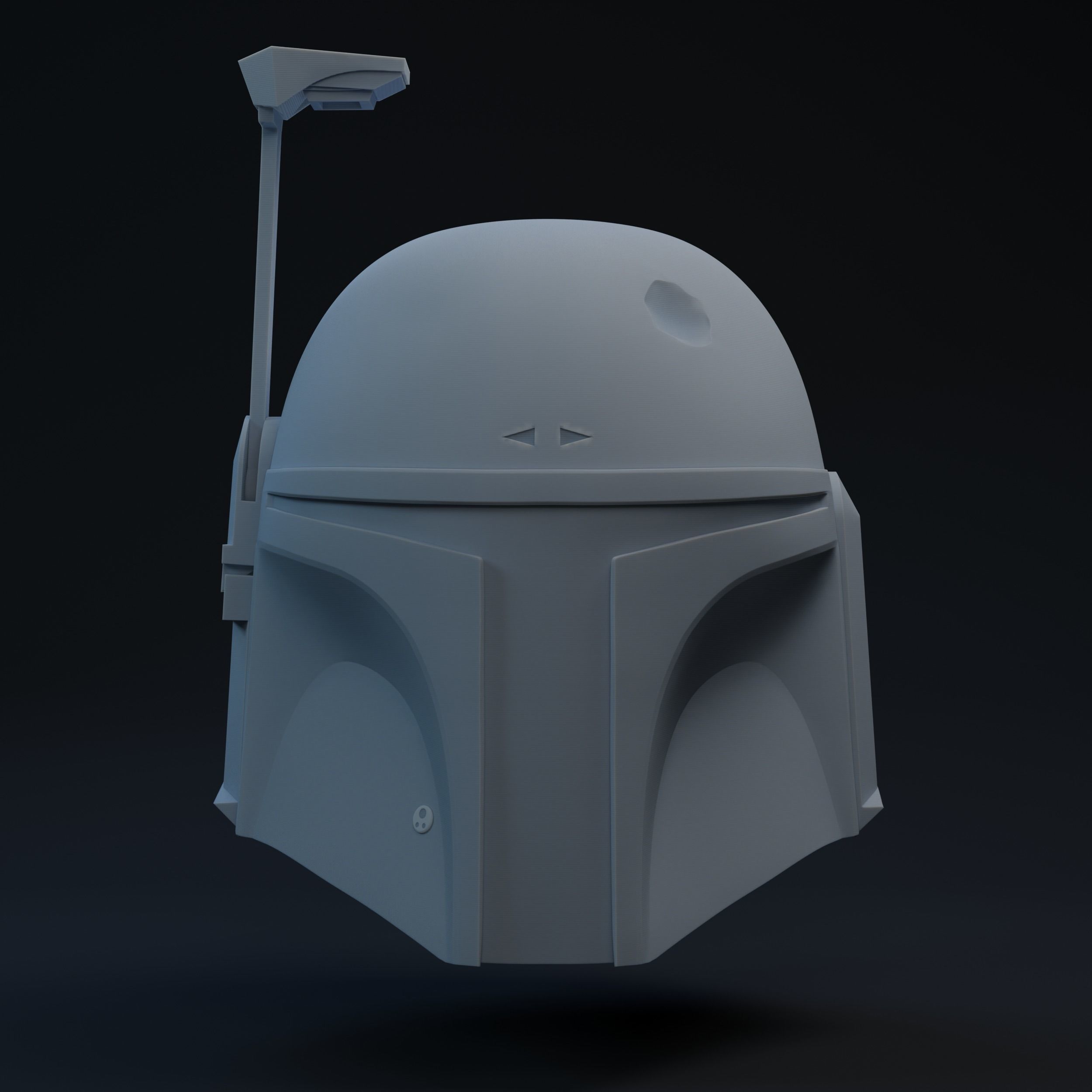 Mandalorian One-Twelfth Scale Helmets 3D print model_1