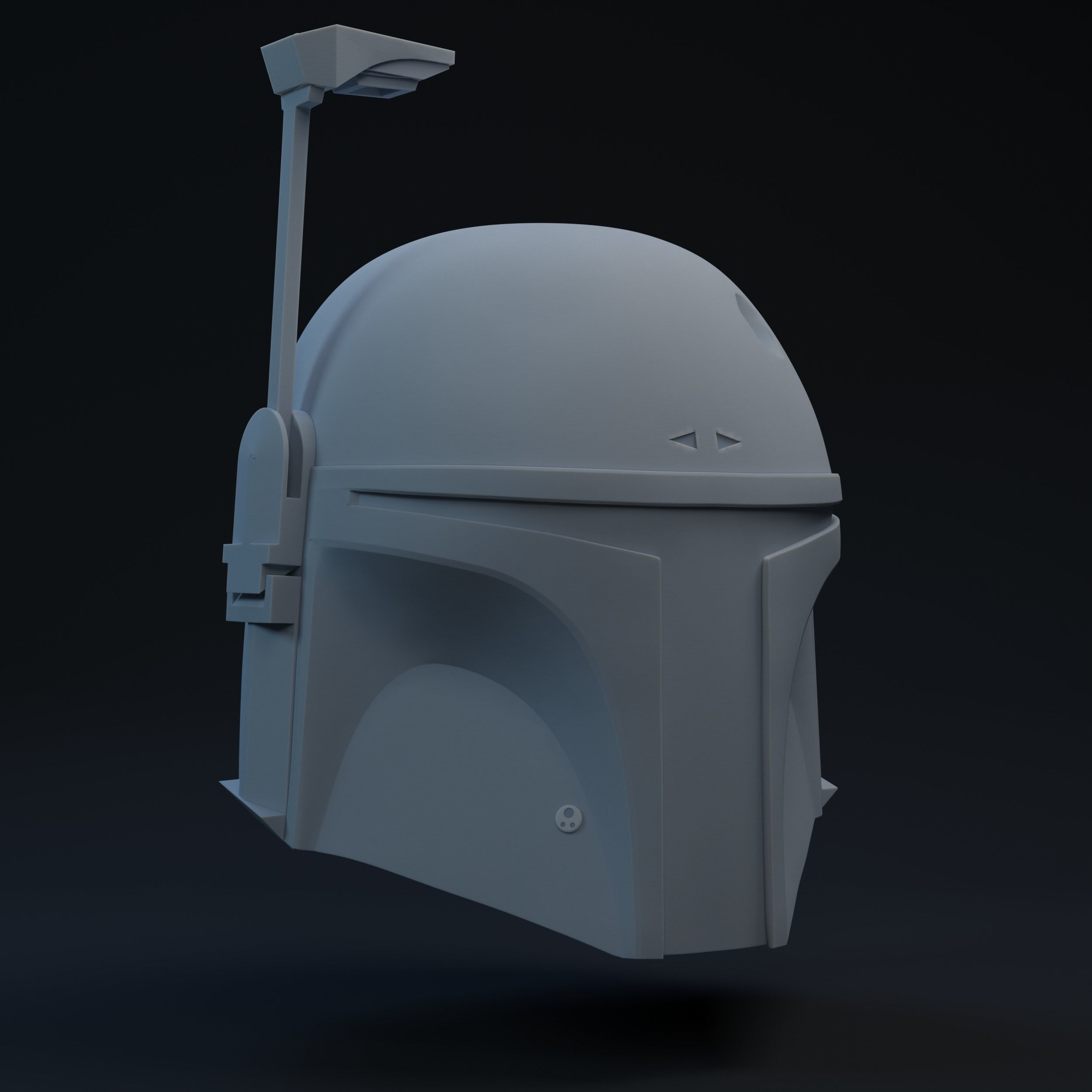 Mandalorian One-Twelfth Scale Helmets 3D print model_2