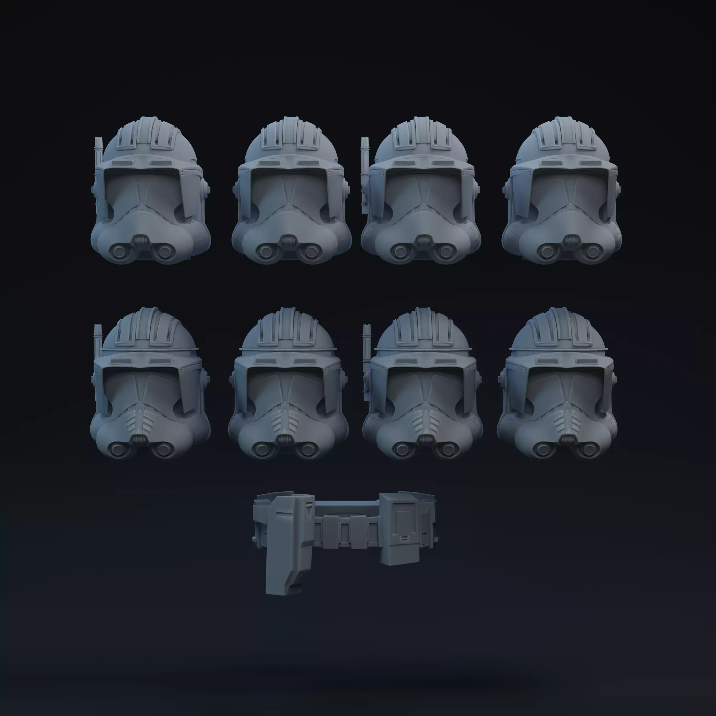 2003 Clone Commander Cody One-Twelfth Scale Kit 3D print model_0