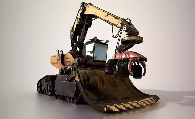 Forestal Machine - Mid Poly