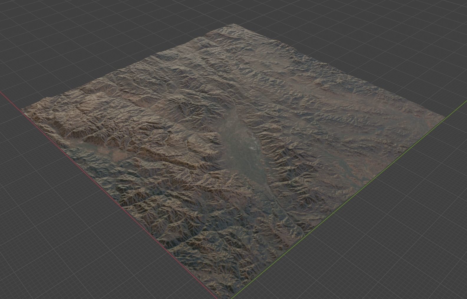 Realistic Terrain 7 3D model_1