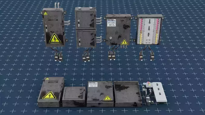 Electrical Boxes Collection 01