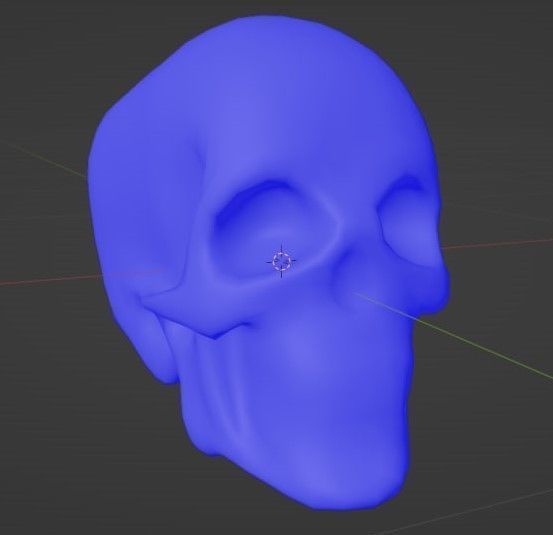 Human skull 3D model_7