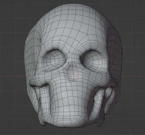 Human skull 3D model_13