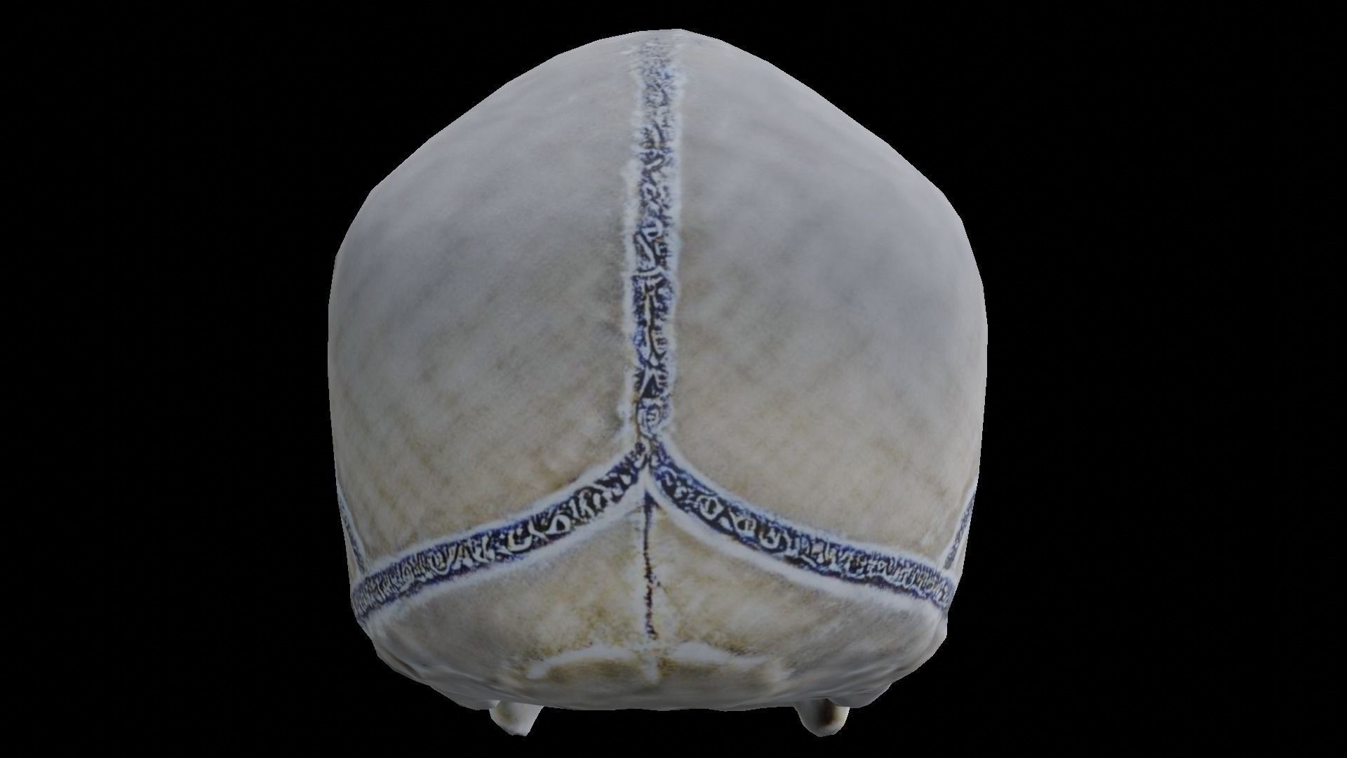 Human skull 3D model_17
