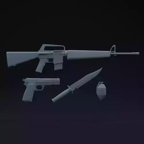 NV NCR Weapon One-Twelfth Scale Kit