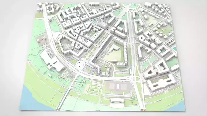 Cityscape Drezden Germany 