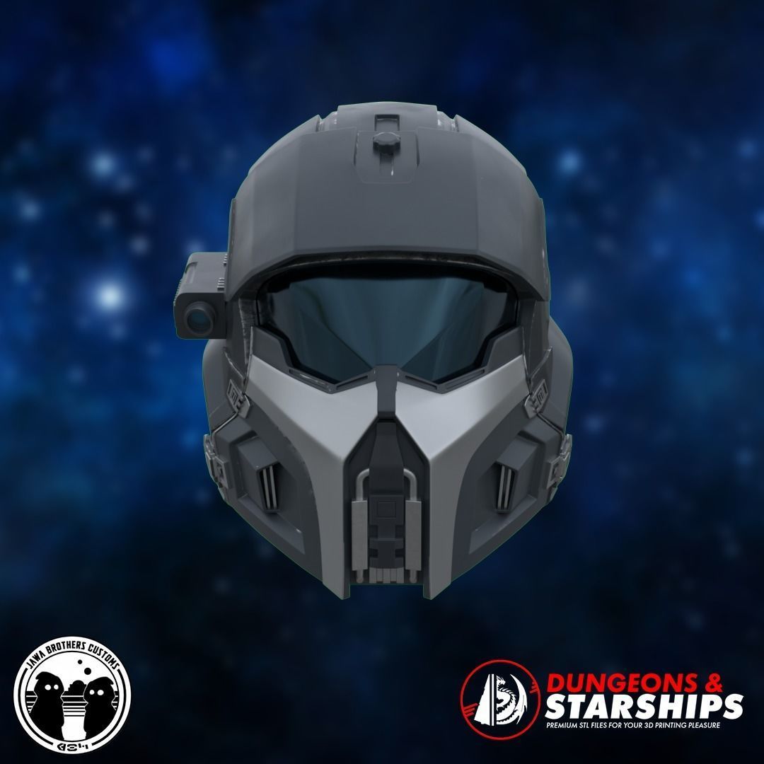 Helldivers 2 Infiltrator Helmet 3D print model_1