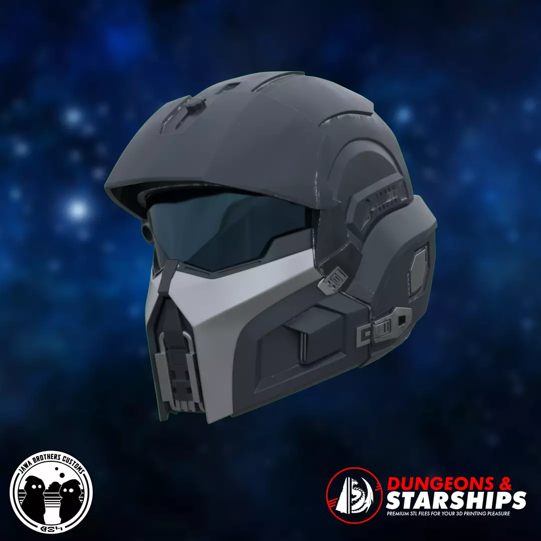 Helldivers 2 Infiltrator Helmet 3D print model_0