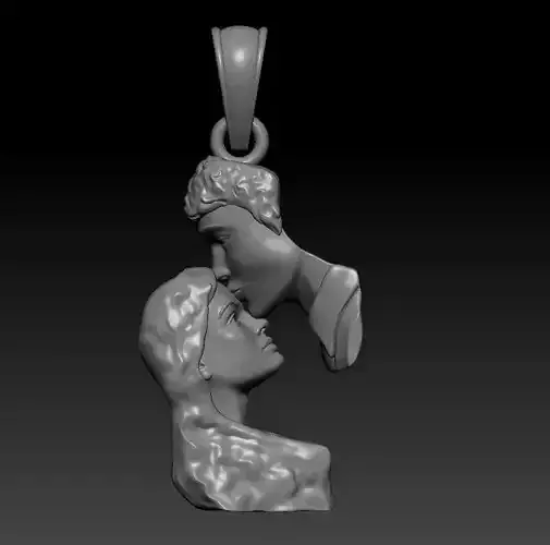 Pendant Boy and girl