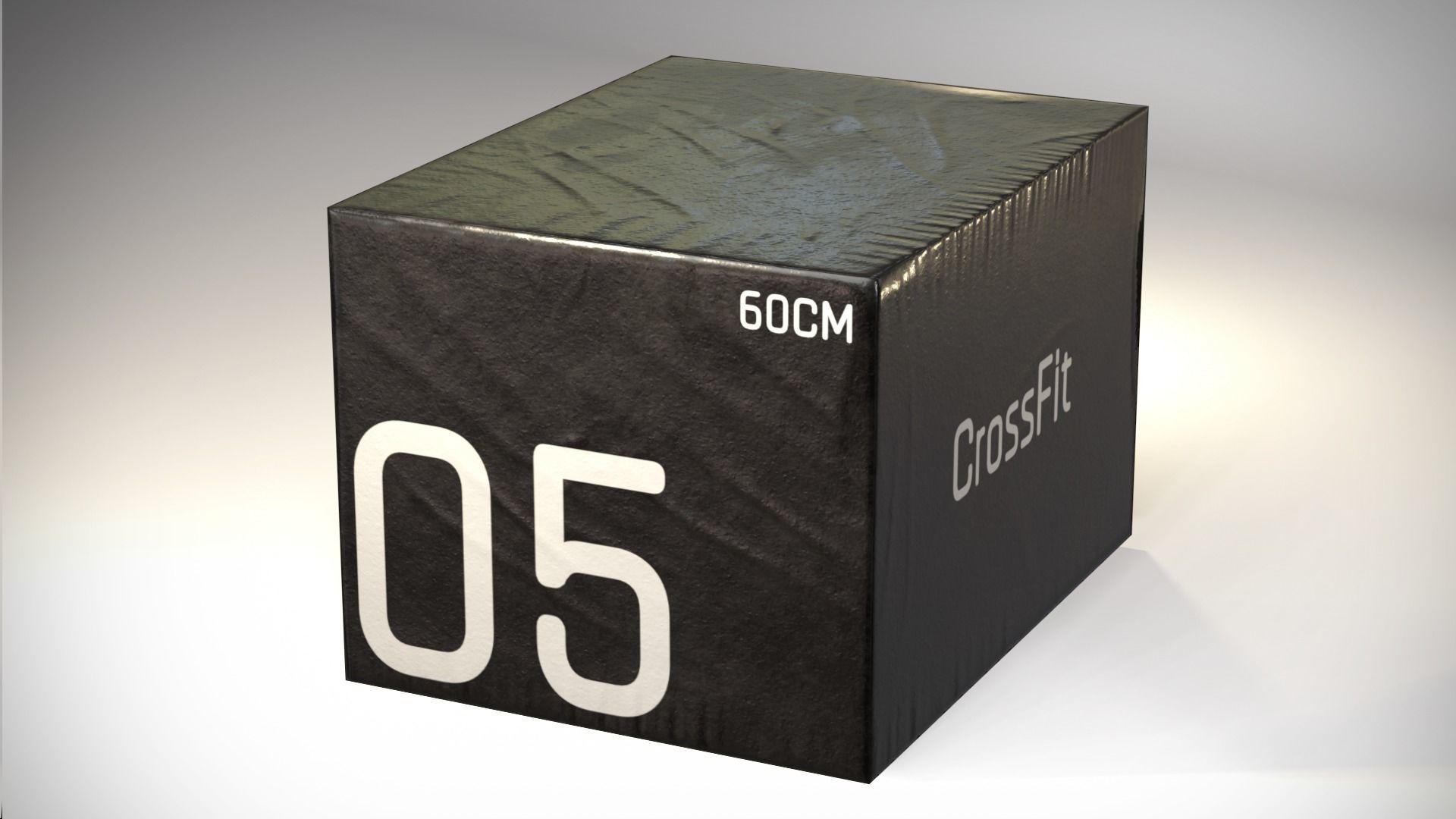 Aerobic - Jump Boxes Pack Low-poly 3D model_2