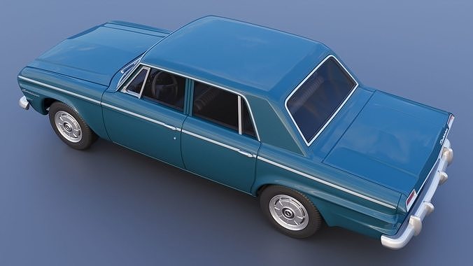 Studebaker Commander 4 Door 1964 3D print model 5