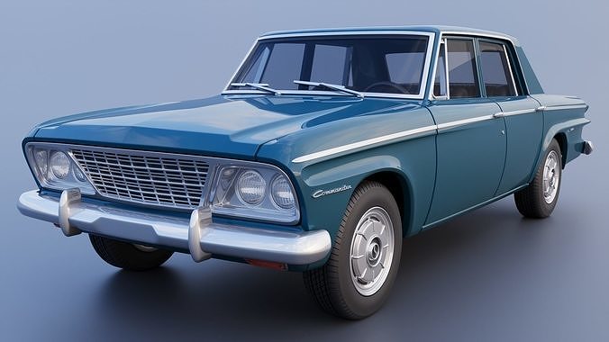 Studebaker Commander 4 Door 1964 3D print model 2