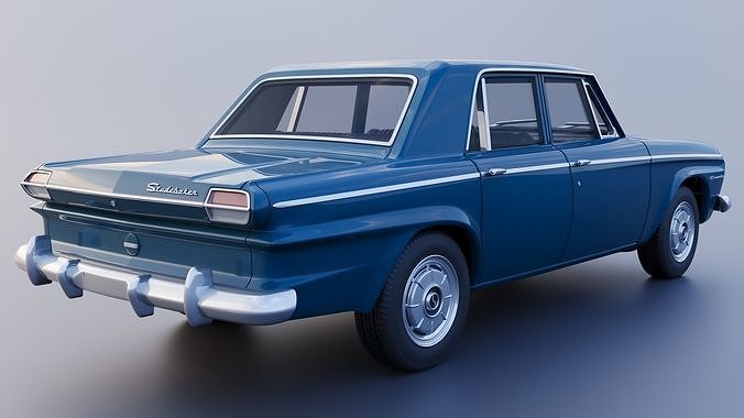 Studebaker Commander 4 Door 1964 3D print model 6