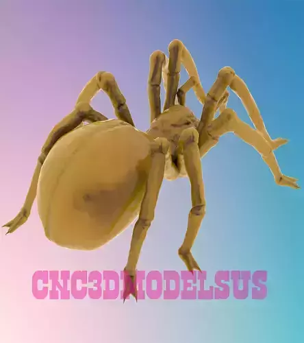 SPIDER 1 3D MODEL STL FILE FOR CNC ROUTER LASER