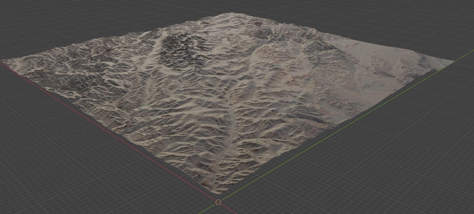 Realistic Terrain 12 3D model_1